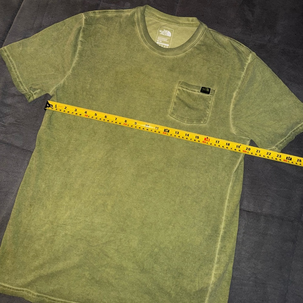 The North Face Olive Short Sleeve Tee Men’s Medium - Picture 5 of 6
